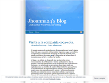 Tablet Screenshot of jhoanna24.wordpress.com