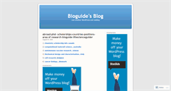 Desktop Screenshot of bioguide.wordpress.com