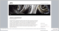 Desktop Screenshot of etcbloc.wordpress.com