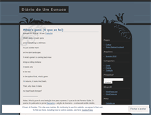 Tablet Screenshot of diariodeumeunuco.wordpress.com