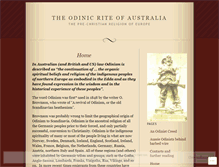 Tablet Screenshot of odinicriteofaustralia.wordpress.com