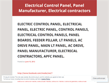 Tablet Screenshot of electricpanel.wordpress.com