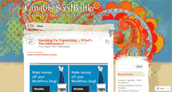 Desktop Screenshot of canabisseedbank.wordpress.com