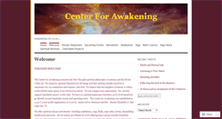 Desktop Screenshot of centerforawakening.wordpress.com