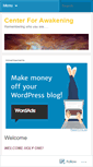 Mobile Screenshot of centerforawakening.wordpress.com