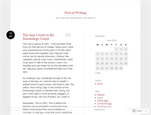 Tablet Screenshot of fearofwriting.wordpress.com