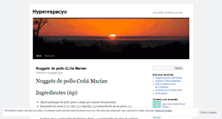 Desktop Screenshot of hyperespacyo.wordpress.com