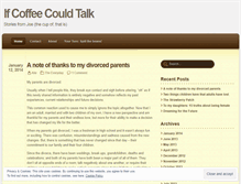 Tablet Screenshot of ifcoffeecouldtalk.wordpress.com