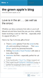 Mobile Screenshot of greenapple17.wordpress.com
