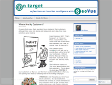 Tablet Screenshot of geovue.wordpress.com