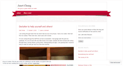 Desktop Screenshot of janetchung.wordpress.com