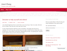 Tablet Screenshot of janetchung.wordpress.com