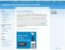 Tablet Screenshot of castigatorisuperbingo.wordpress.com