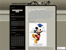 Tablet Screenshot of christamcginn.wordpress.com