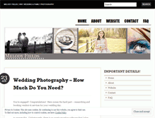 Tablet Screenshot of melodyfieldsphoto.wordpress.com