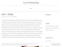 Tablet Screenshot of lucywriting.wordpress.com