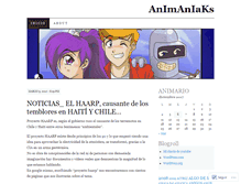 Tablet Screenshot of animaniaks.wordpress.com