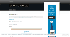 Desktop Screenshot of michelsauval.wordpress.com