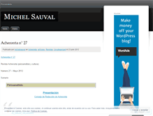 Tablet Screenshot of michelsauval.wordpress.com