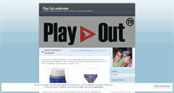 Desktop Screenshot of playoutunderwear.wordpress.com