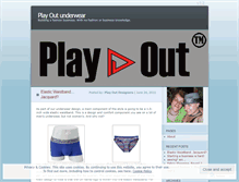 Tablet Screenshot of playoutunderwear.wordpress.com