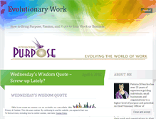 Tablet Screenshot of intlpurposeblog.wordpress.com