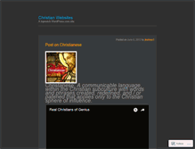 Tablet Screenshot of christianwebsitesblog.wordpress.com