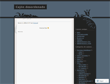 Tablet Screenshot of cajondesordenado.wordpress.com