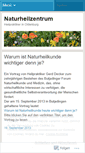 Mobile Screenshot of naturheilzentrum.wordpress.com