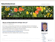 Tablet Screenshot of naturheilzentrum.wordpress.com