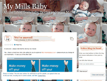 Tablet Screenshot of mymillsbaby.wordpress.com