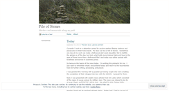 Desktop Screenshot of pileofstones.wordpress.com