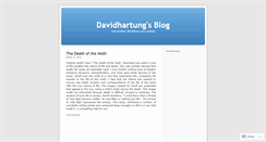 Desktop Screenshot of davidhartung.wordpress.com