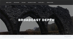 Desktop Screenshot of broadcastdepth.wordpress.com