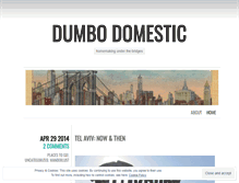 Tablet Screenshot of dumbodomestic.wordpress.com