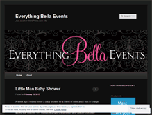 Tablet Screenshot of everythingbellaevents.wordpress.com