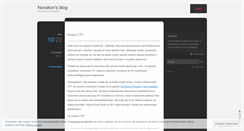 Desktop Screenshot of novakov.wordpress.com
