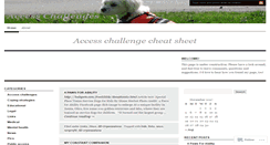 Desktop Screenshot of accesschallenges.wordpress.com