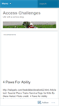 Mobile Screenshot of accesschallenges.wordpress.com