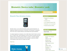 Tablet Screenshot of biometricdeviceindia.wordpress.com