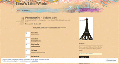 Desktop Screenshot of lenaslittleworld.wordpress.com