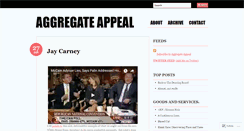 Desktop Screenshot of aggregateappeal.wordpress.com