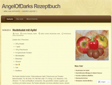 Tablet Screenshot of aodrezepte.wordpress.com