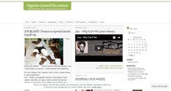 Desktop Screenshot of nigeriangeneraldiscussion.wordpress.com