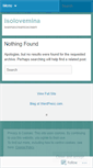 Mobile Screenshot of isolovemina.wordpress.com