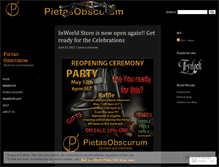 Tablet Screenshot of pietasobscurum.wordpress.com