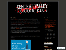 Tablet Screenshot of centralvalleyhorrorclub.wordpress.com