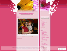 Tablet Screenshot of brittanyalisabethe.wordpress.com