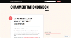 Desktop Screenshot of chanmeditationlondon.wordpress.com