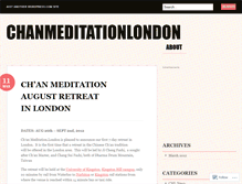 Tablet Screenshot of chanmeditationlondon.wordpress.com